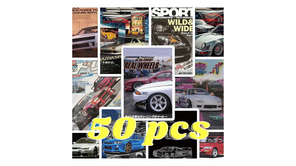 JDM Car Stickers Pack