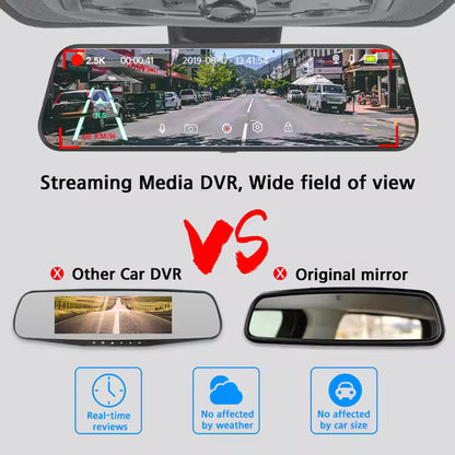 Universal Rearview Mirror With Dashcam And Backup Camera