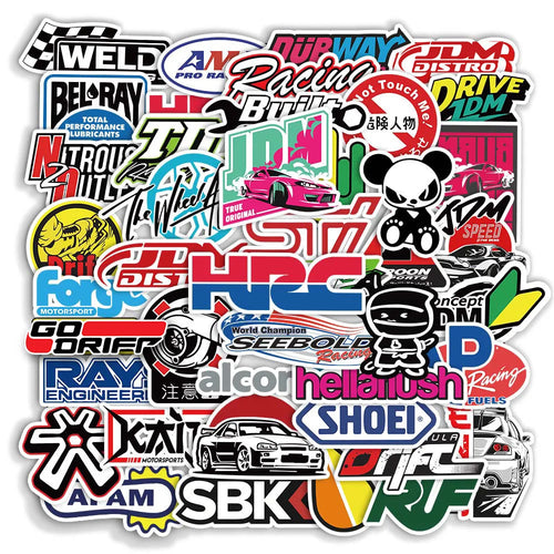 JDM Racing Brand Stickers Pack