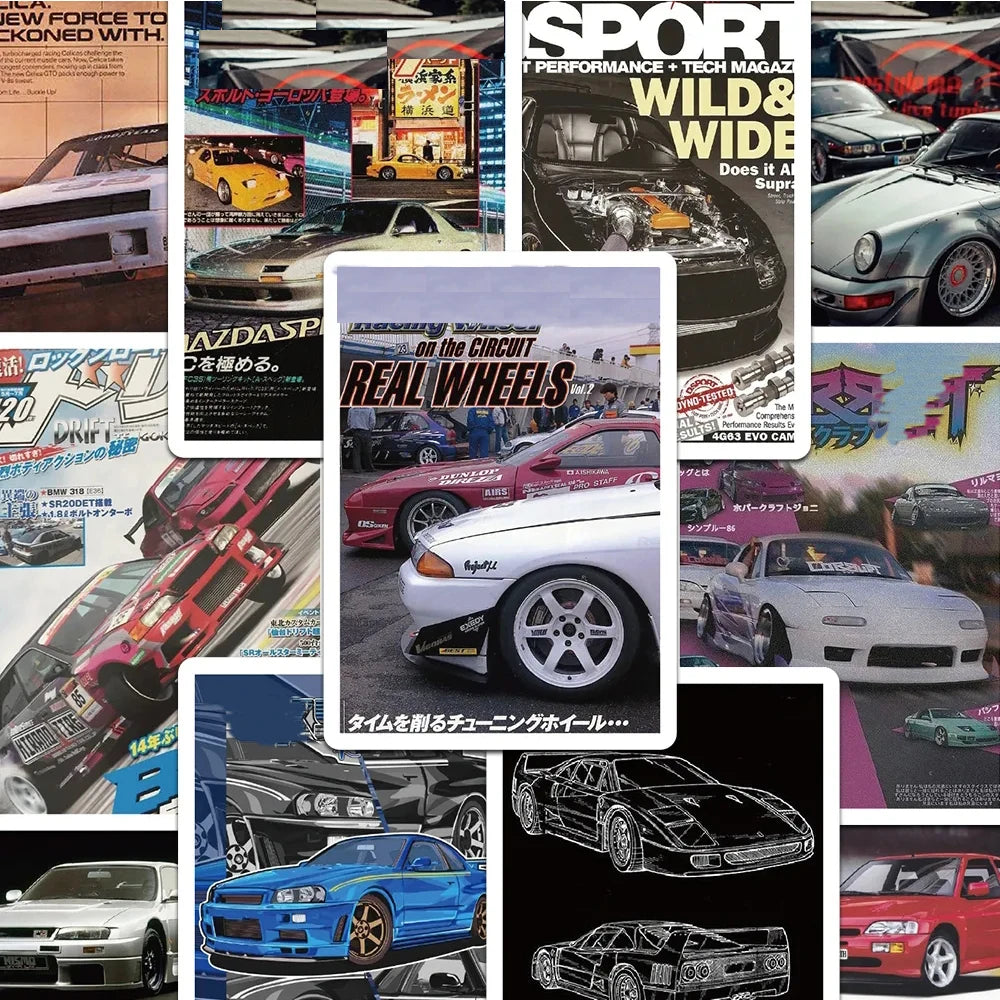JDM Car Stickers Pack