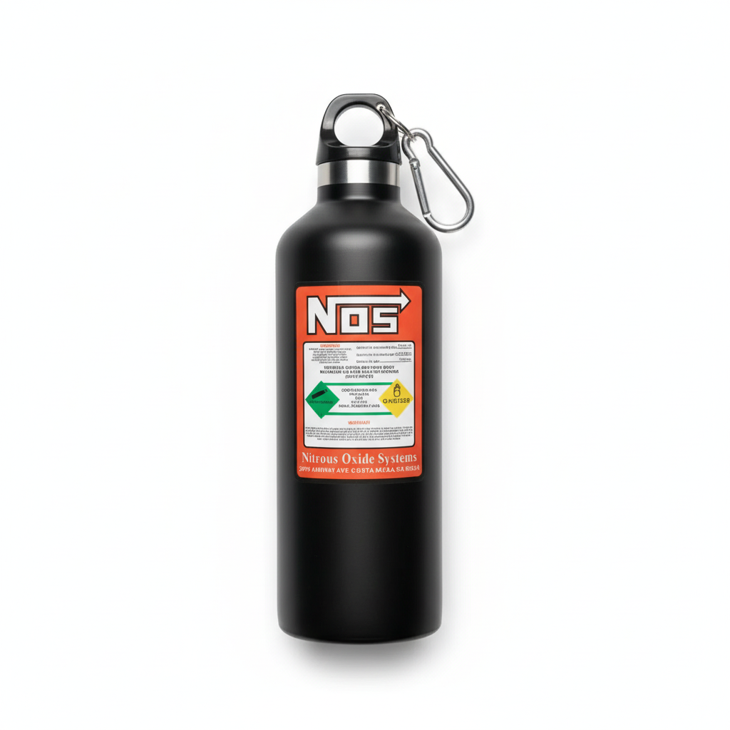 Black NOS Bottle