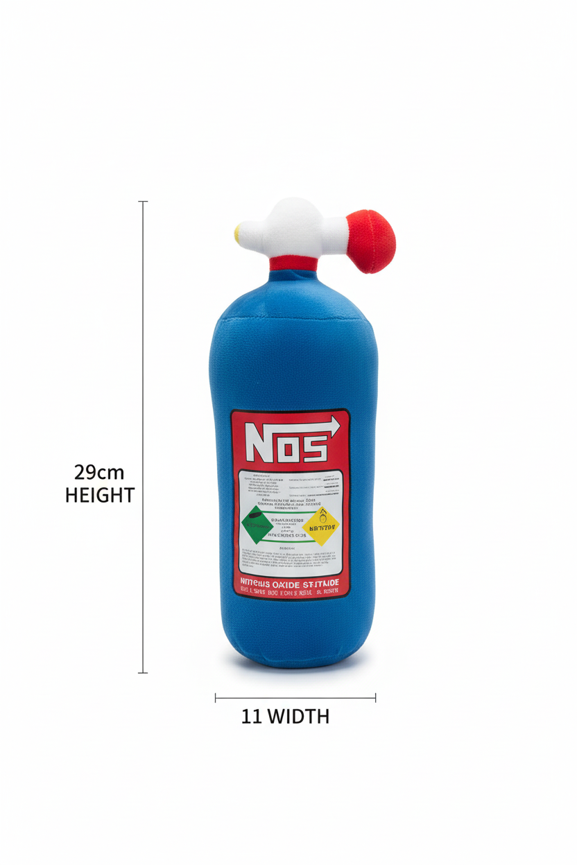 Blue NOS with measurements
