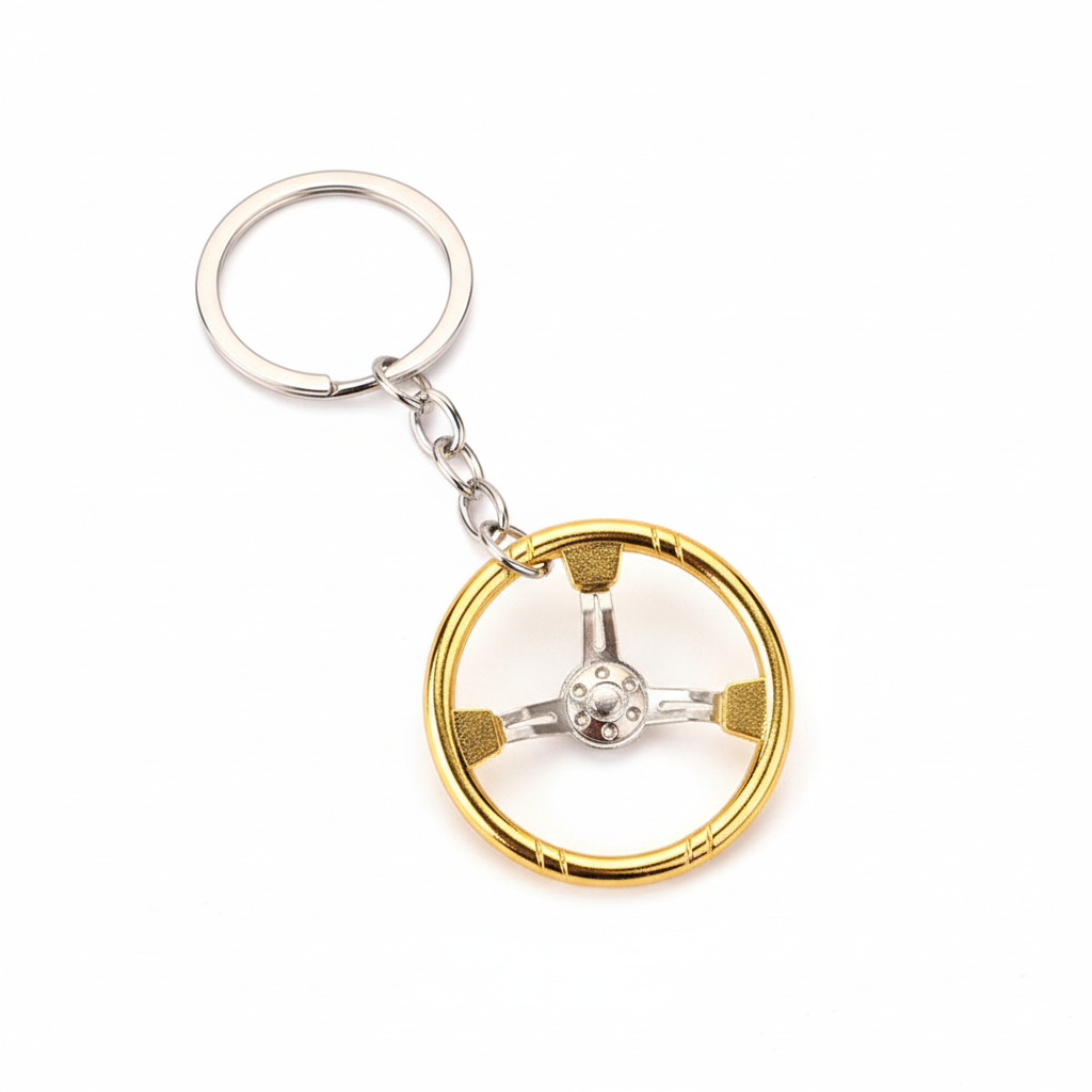 Gold Silver Steering Wheel